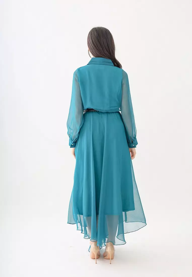 Lunar Party Dress Green