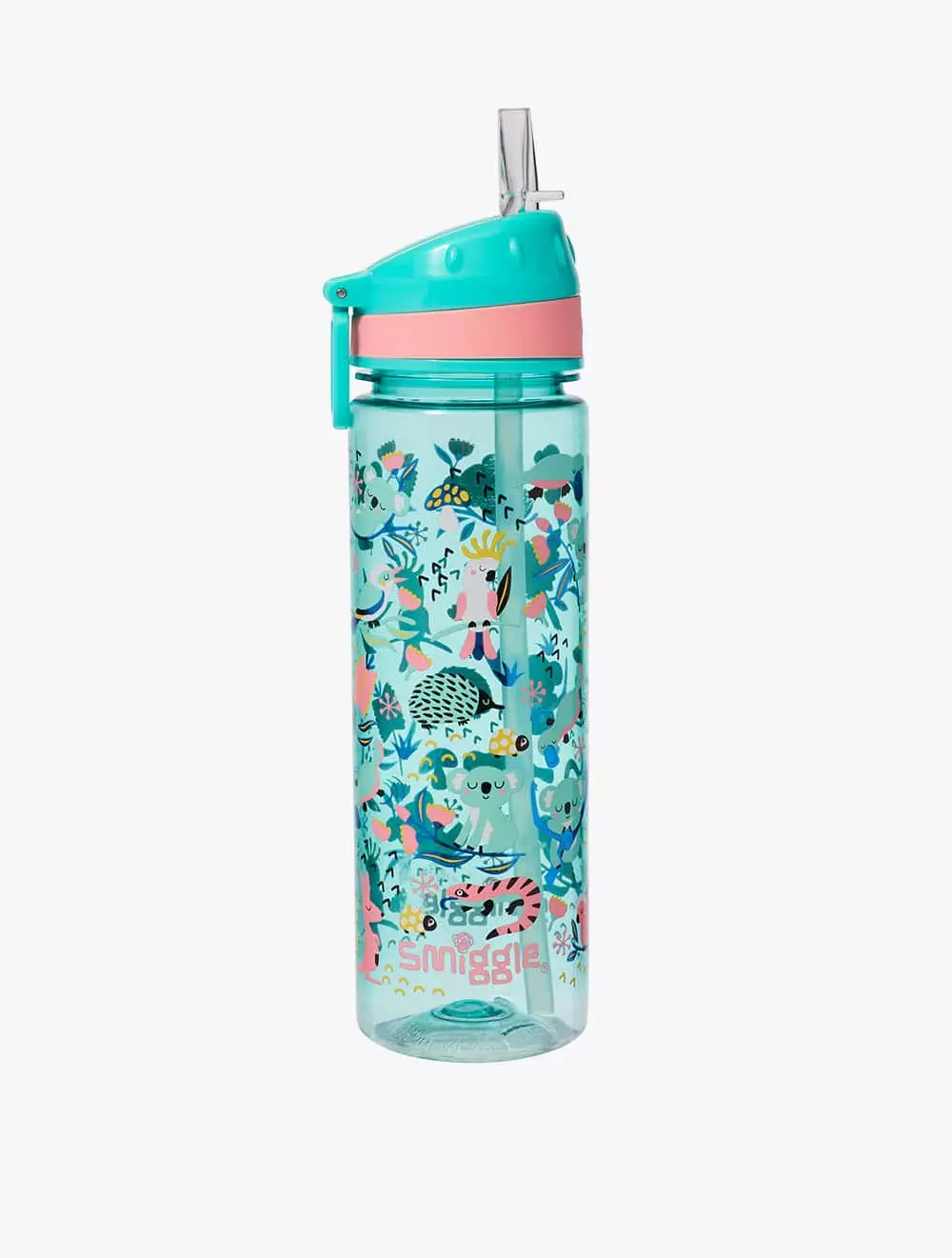 Buy Smiggle Green Vivid Silicone Roll Up Drink Bottle 630ml from