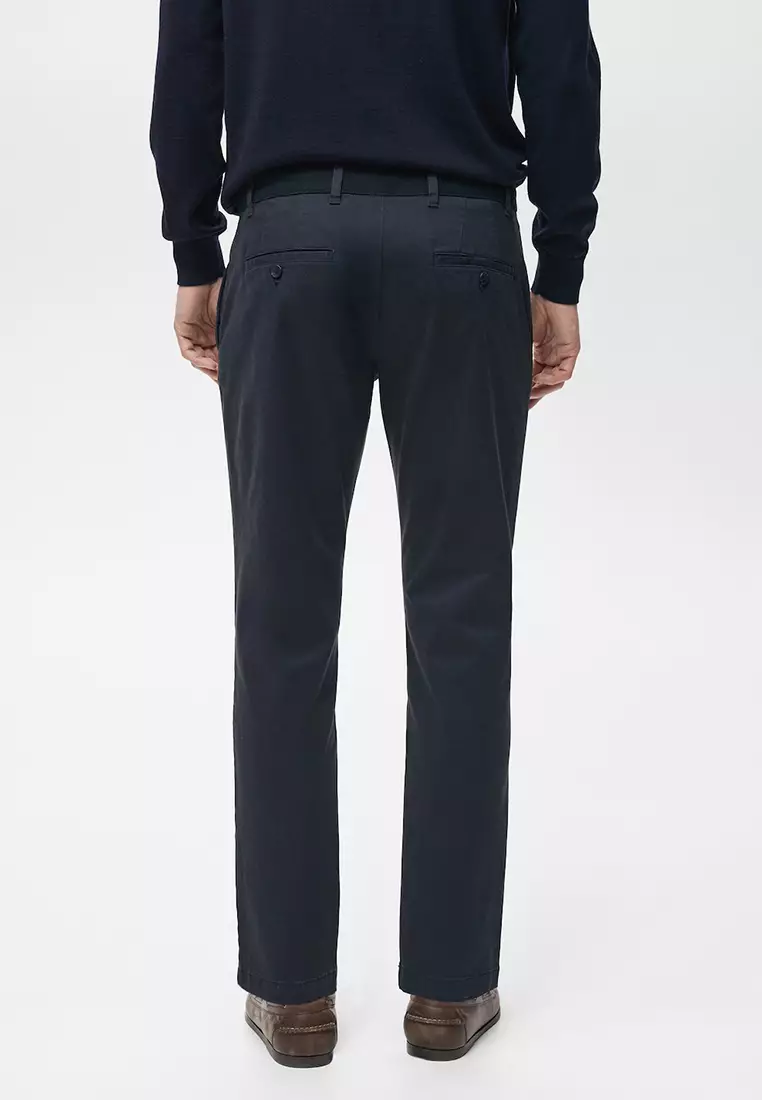 Prato Cropped Tapered Chino Trousers