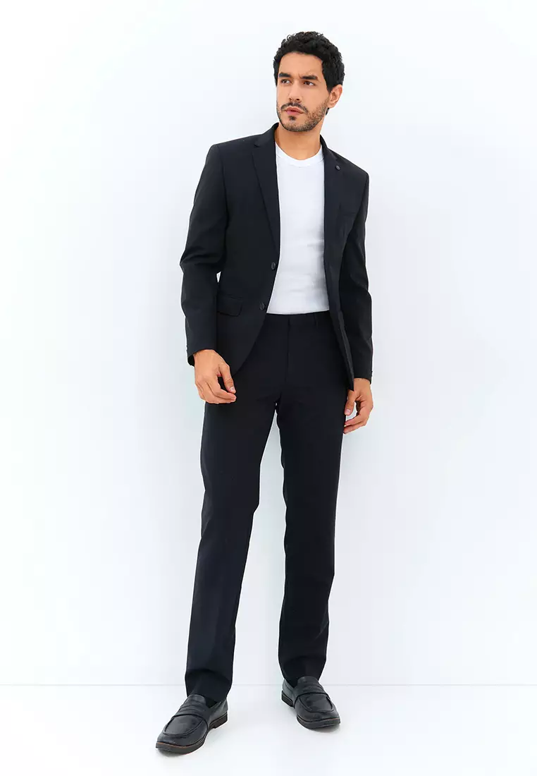 Jobb Springside-T2 Blazer Pria Slim Fit Navy