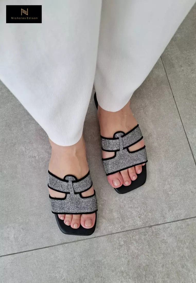 Nicholas Edison Sandal Jenica Black