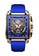 LIGE blue and gold LIGE Skeleton Unisex IP Pink Gold Color Stainless Steel Chronograph Quartz watch 42mm W x 45mm H on Blue Rubber Strap 7C3B5ACBC78348GS_1