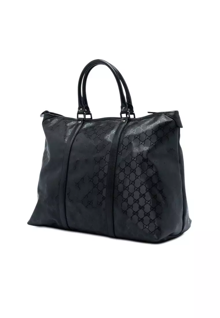 Pre-Loved Gucci Gg Imprime Weekender