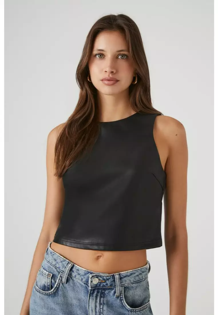 Buy FOREVER 21 Sleeveless Zip Back Top 2024 Online ZALORA