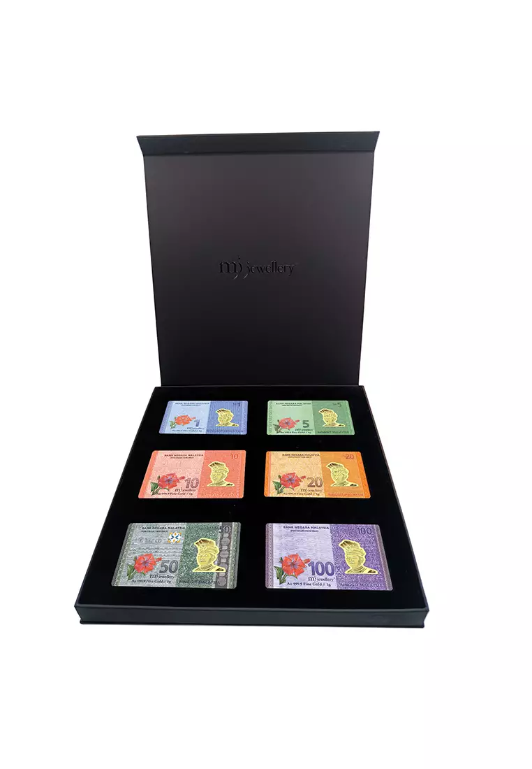 5G Gold Collection 999.9/24K Malaysian Ringgit Series Gold Bar (1g)