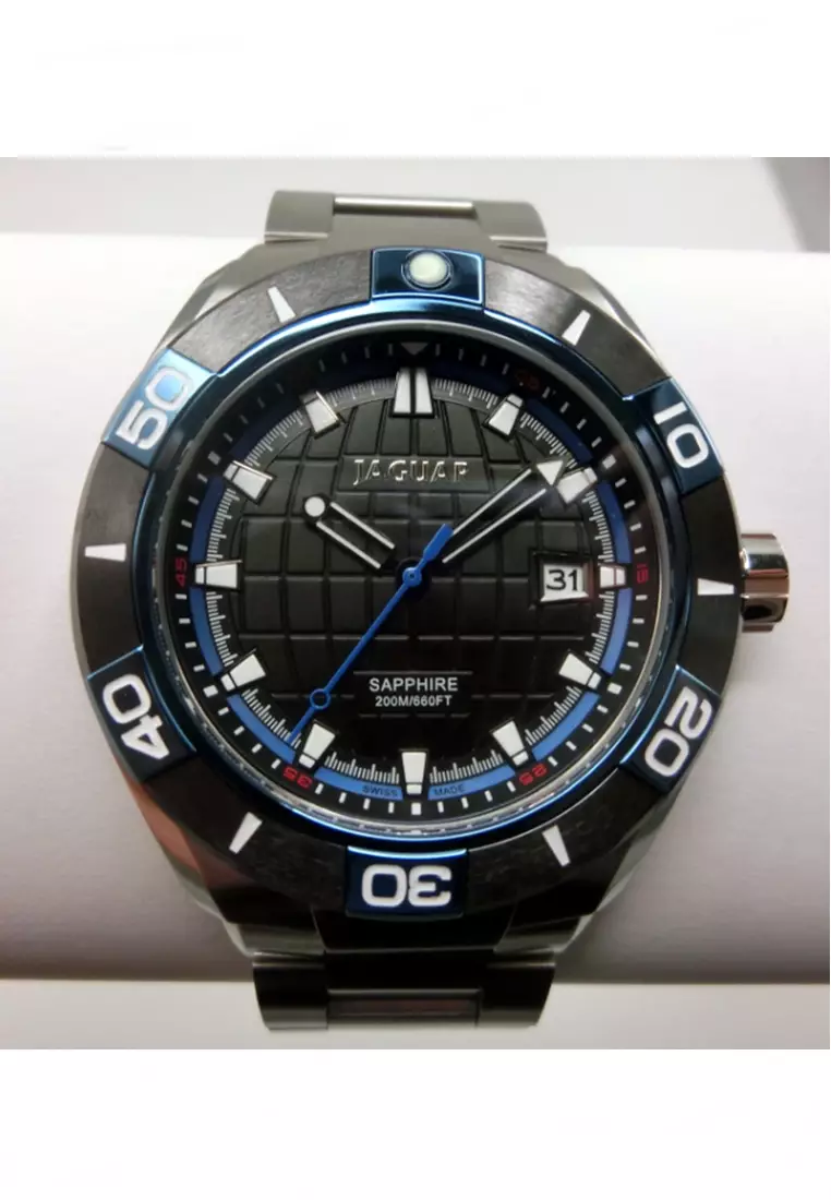 STAINLESS STEEL 46mm QUARTZ MEN WATCH J23-12254BGLC2B