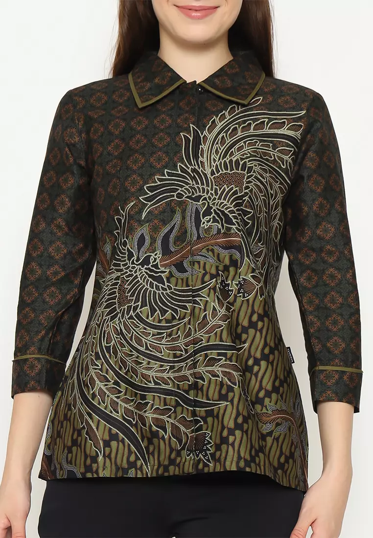 Hadinata Batik Wanita Superfine Blouse Kumari Kavi
