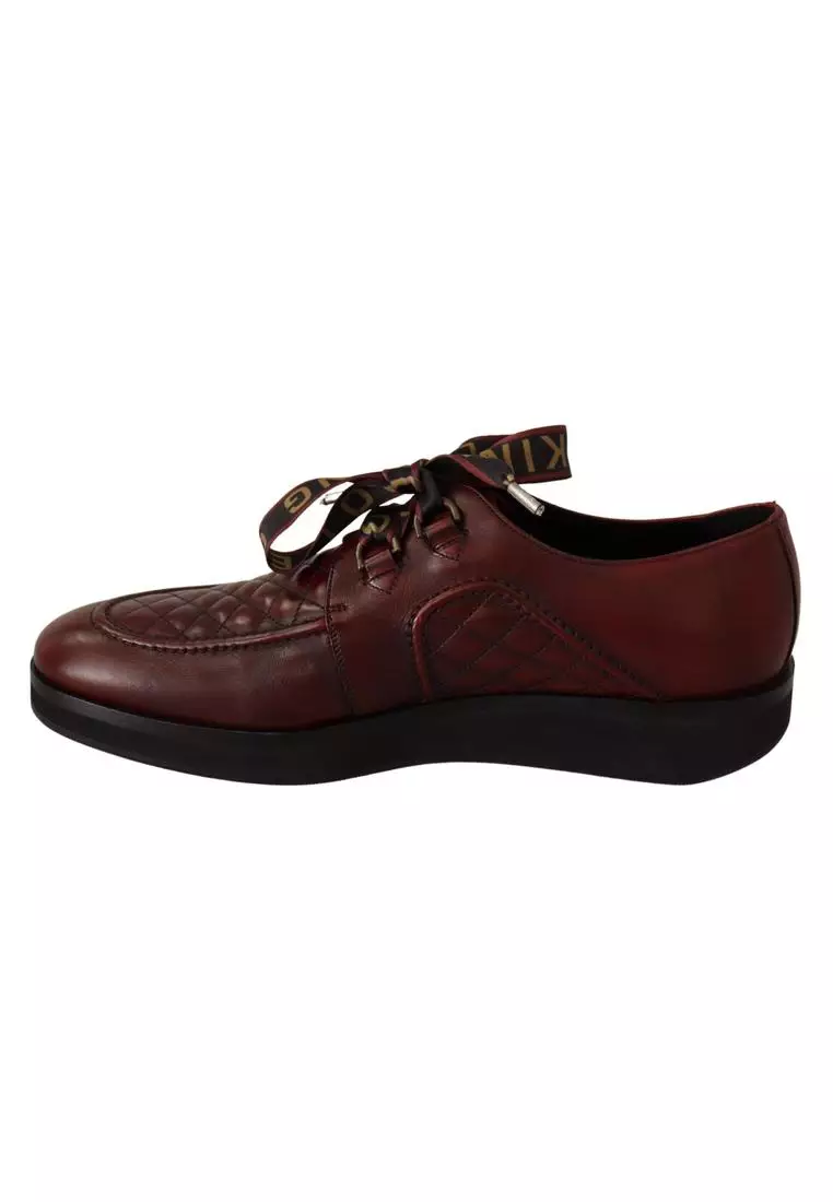 Red leather 2025 dress shoes