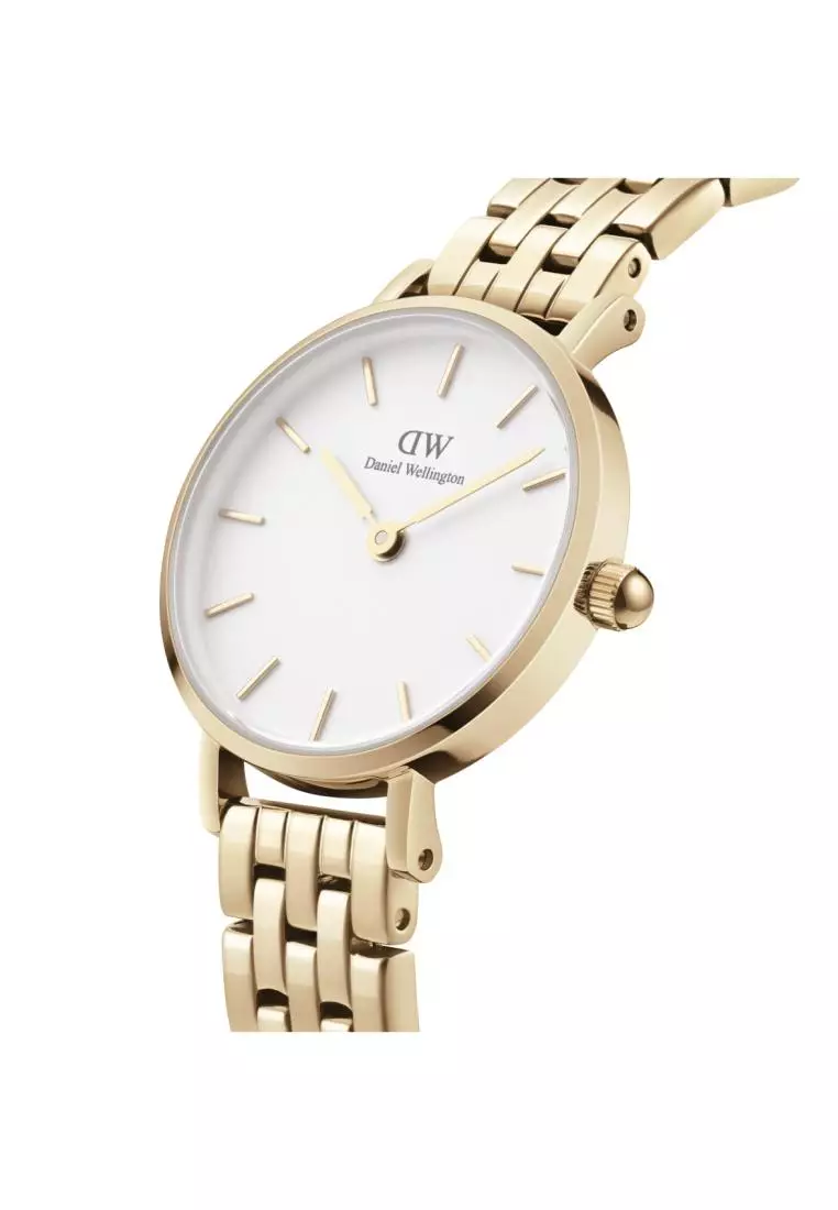 Daniel wellington white hot sale leather strap