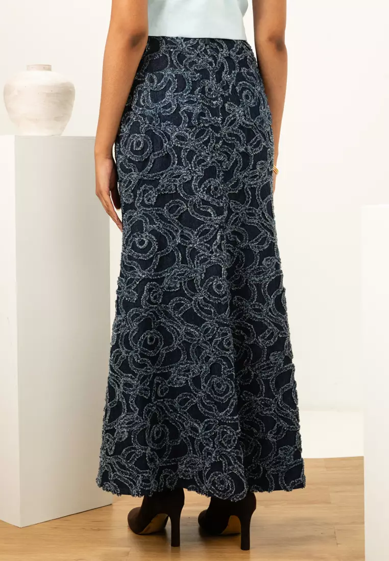 Freya Applique Denim Skirt