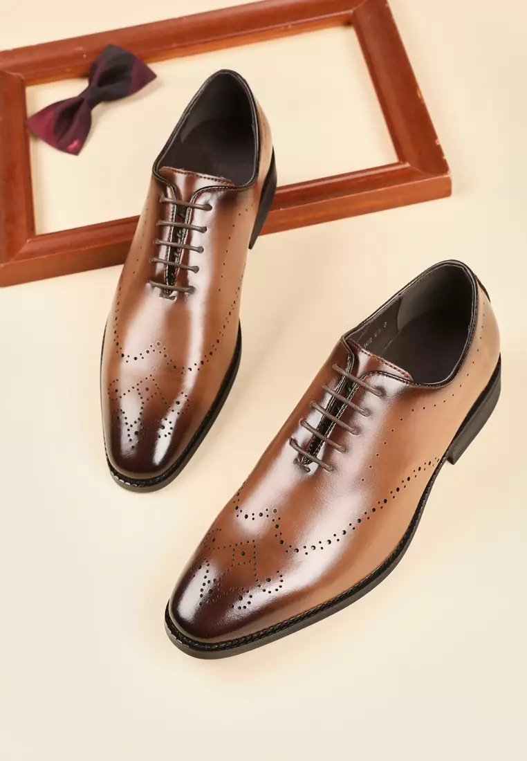 Brogue Leather Oxford KB18299-10B