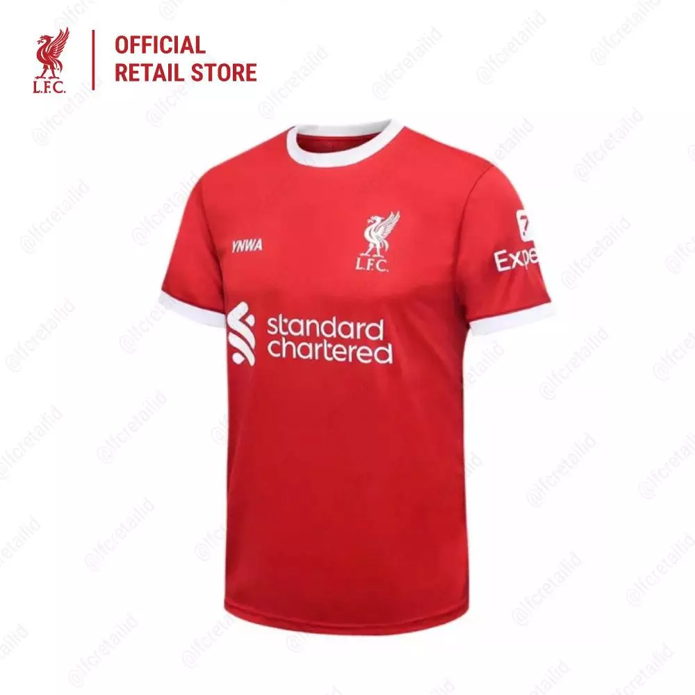 [Kids Home] Liverpool FC 23/24 Supporter Jersey Home Kids Red - Official LFC Jersey Original Anak Merah
