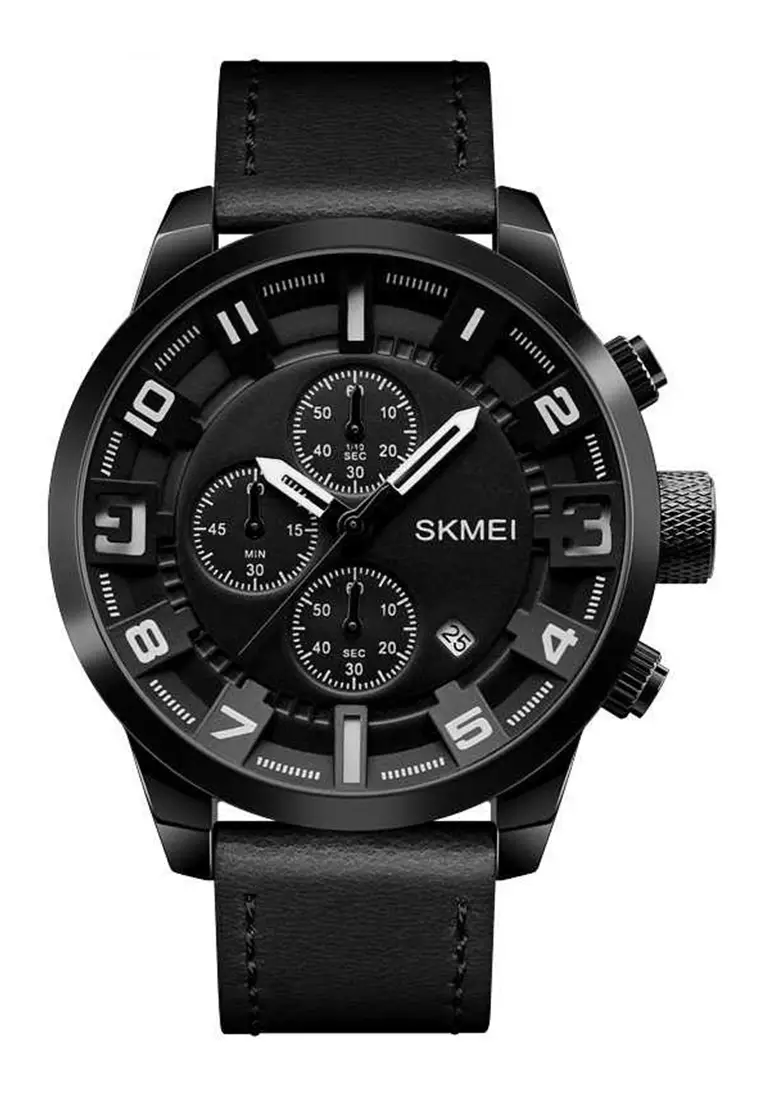 Jual Skmei Jam Tangan Kasual Analog Chrono Pria Waterproof 30m - Main Image