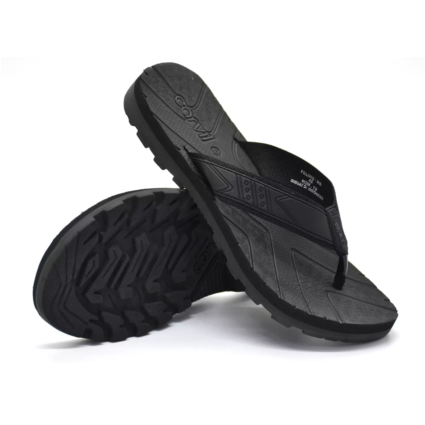 Carvil Sandal Pria Felixio-Me Black