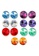 Krystal Couture multi KRYSTAL COUTURE Boxed 7 Pairs Mult Color Apex Studs Set Embellished with Swarovski® crystals-White Gold/Multicolour 19F05ACBA36C3CGS_2