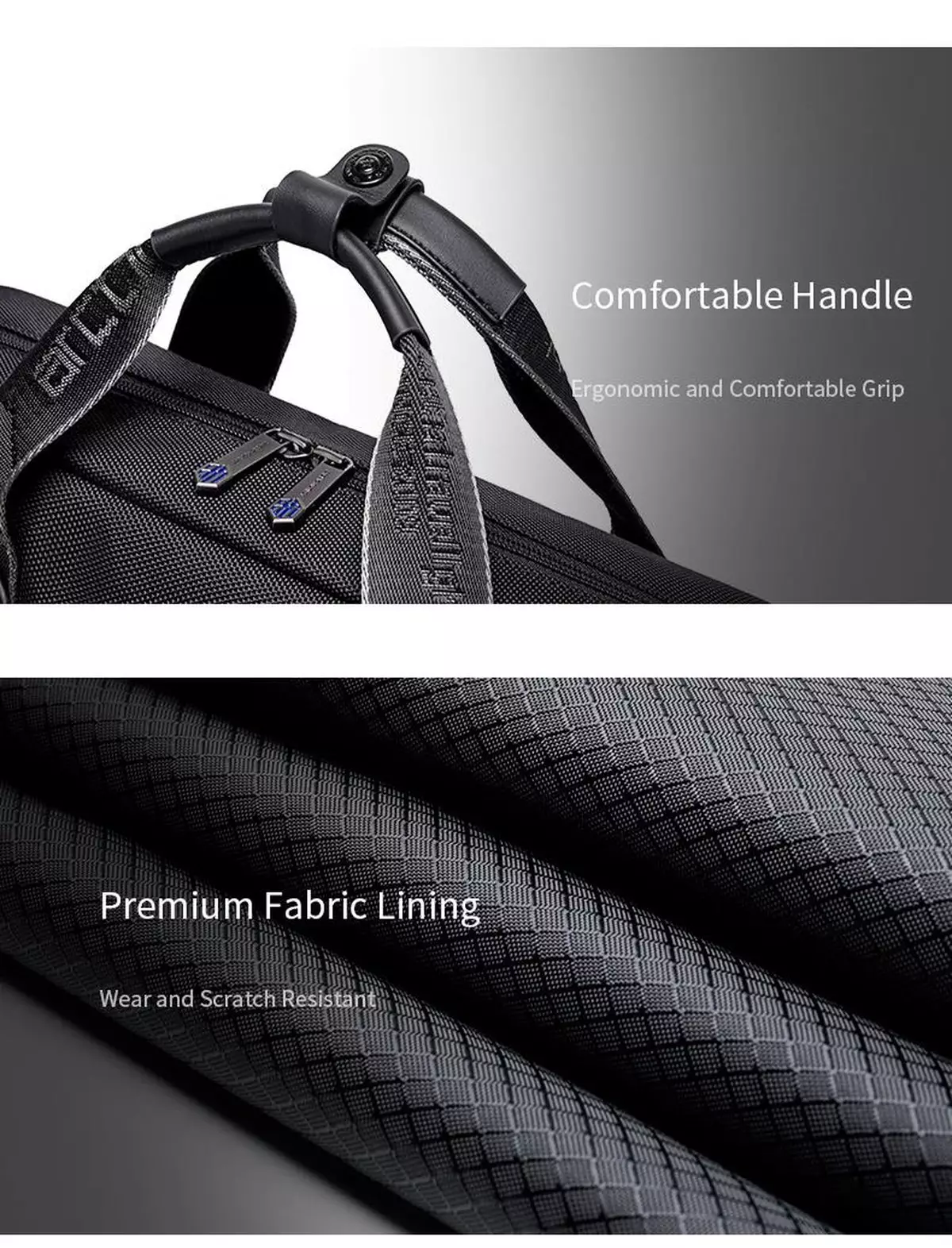 Arctic Hunter Tas Jinjing Kantor Kerja Laptop 15.6Inch Business GW00017 - BLACK