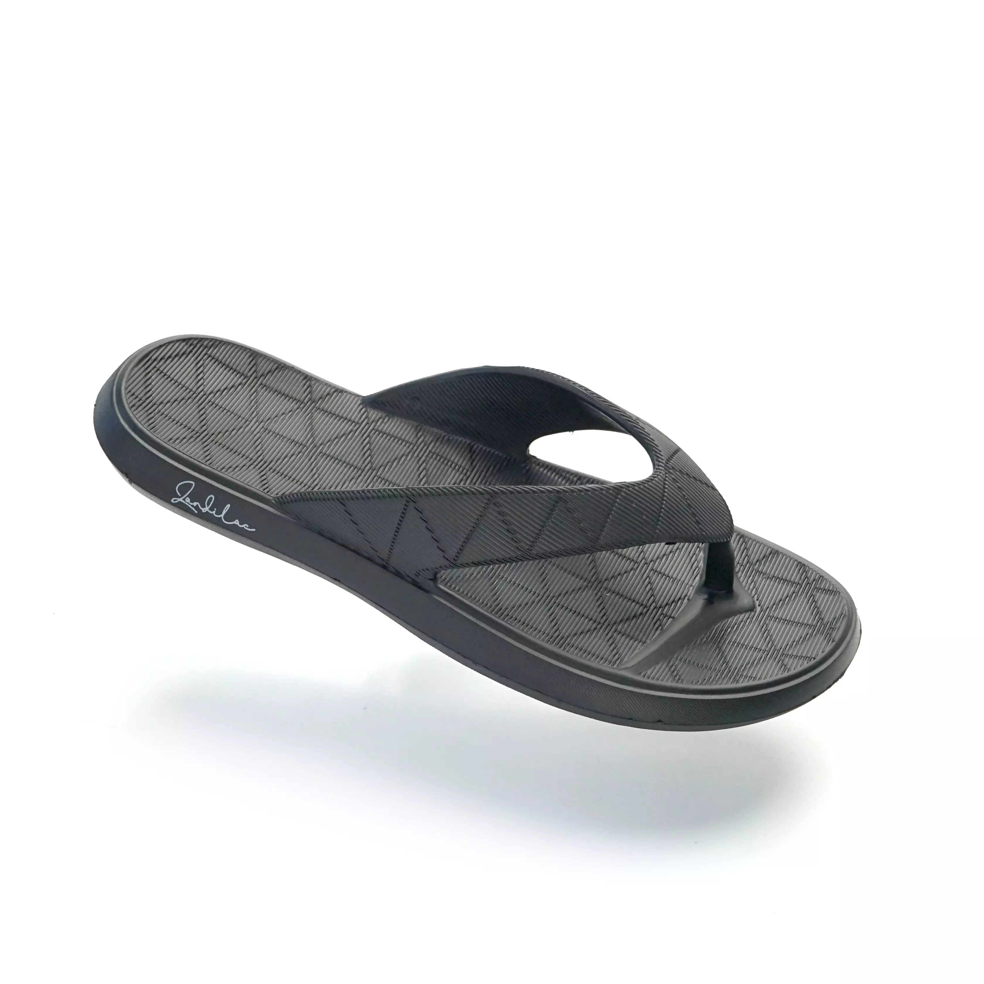 ZANDILAC - SANDAL WANITA DEWASA CH210267WD - HITAM full karet