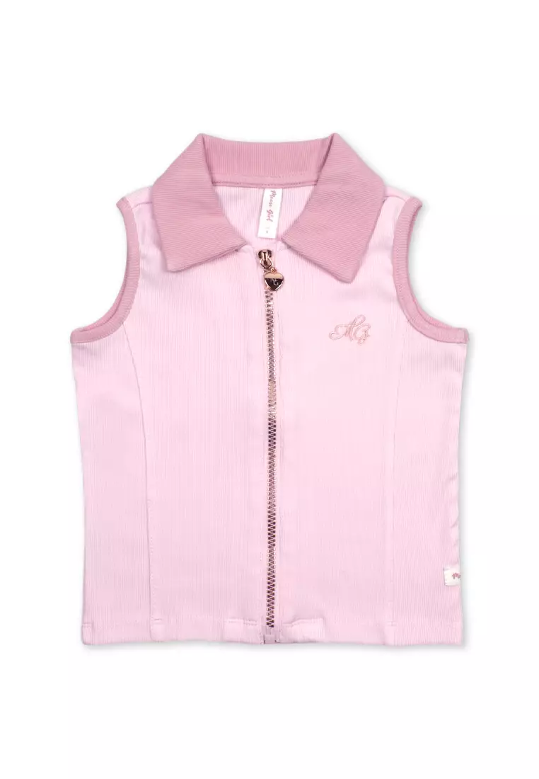 Girls Blouse With Embroidery Details