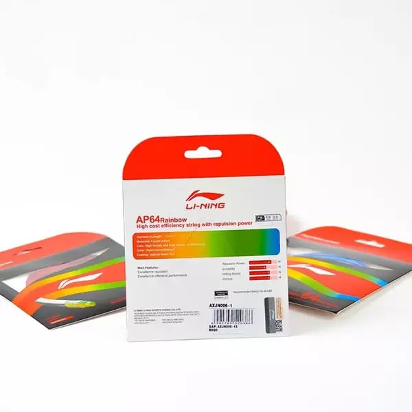 Li-Ning Badminton String AP64 Rainbow - AXJN006-3