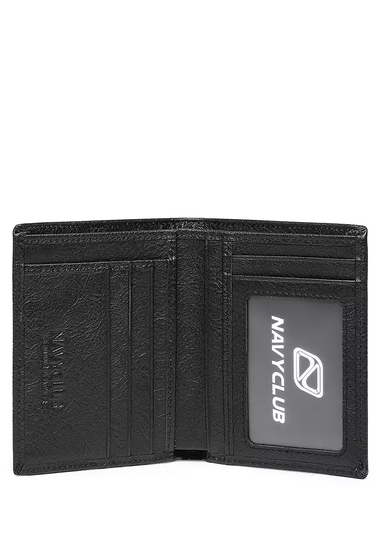 Navy Club Navajo Dompet Pria Lipat Dompet Kulit Asli - Free Box Exclusive