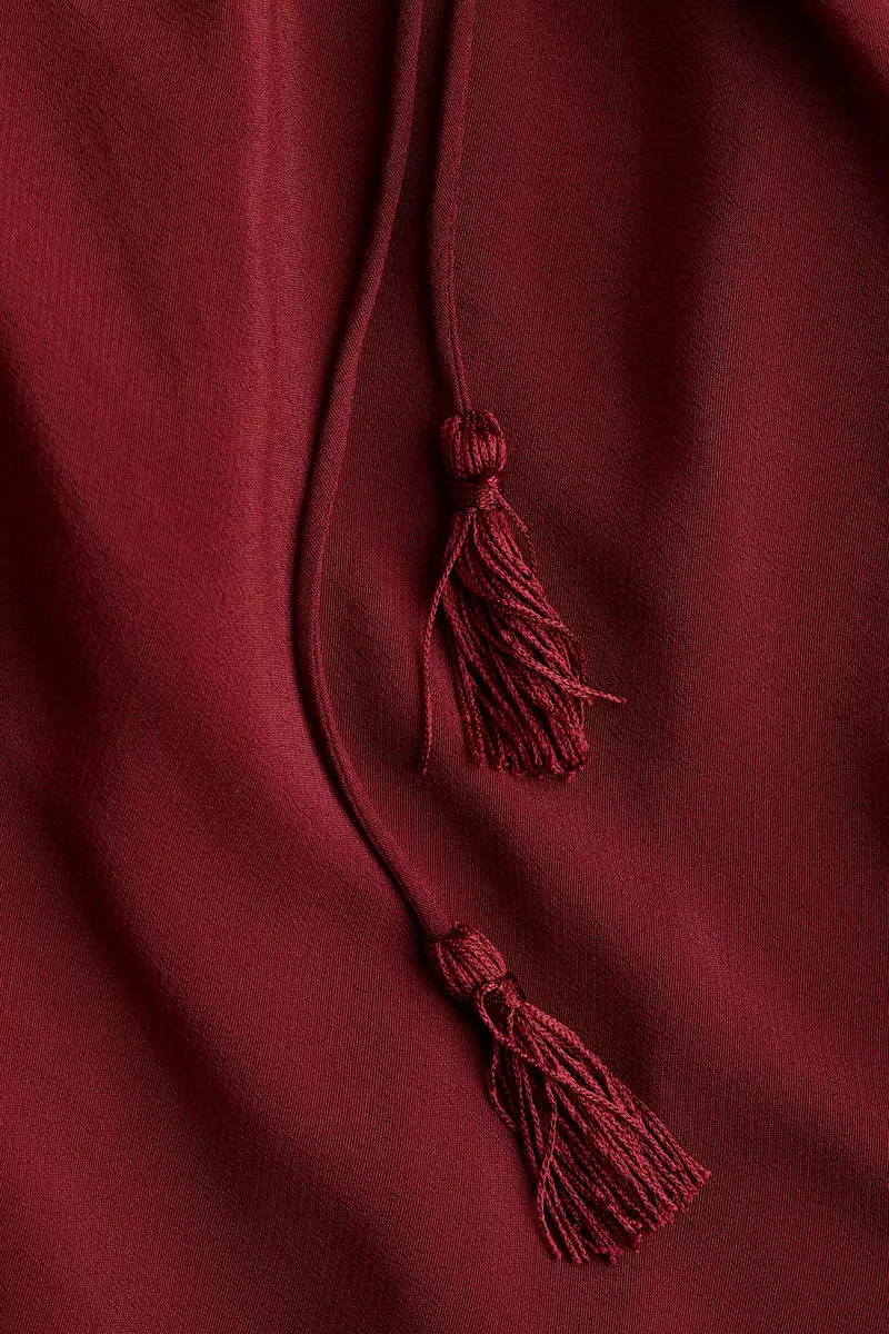 Draped bandeau dress