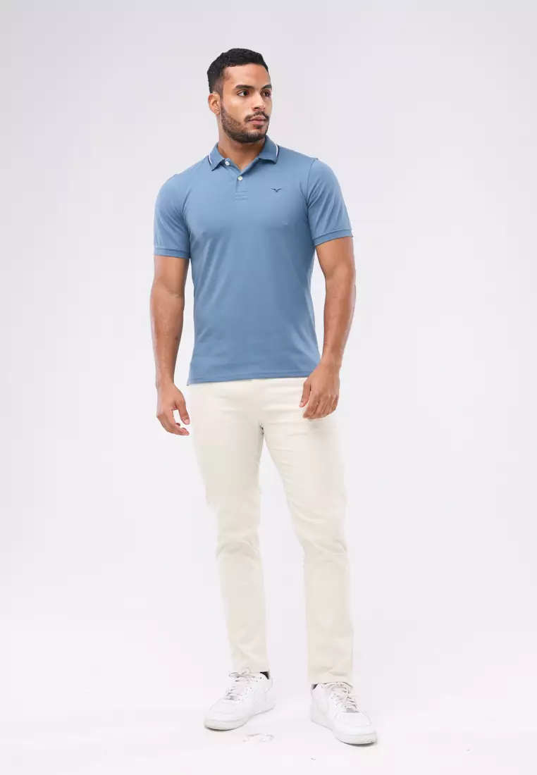 Cvc Collared Shirt Pique