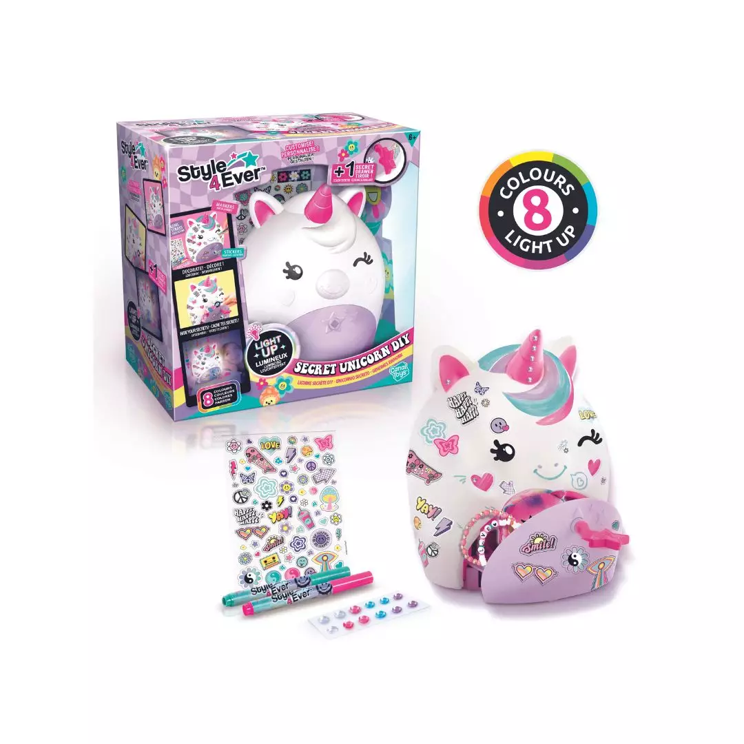 Secret Deco DIY Unicorn Lamp - Mainan  anak