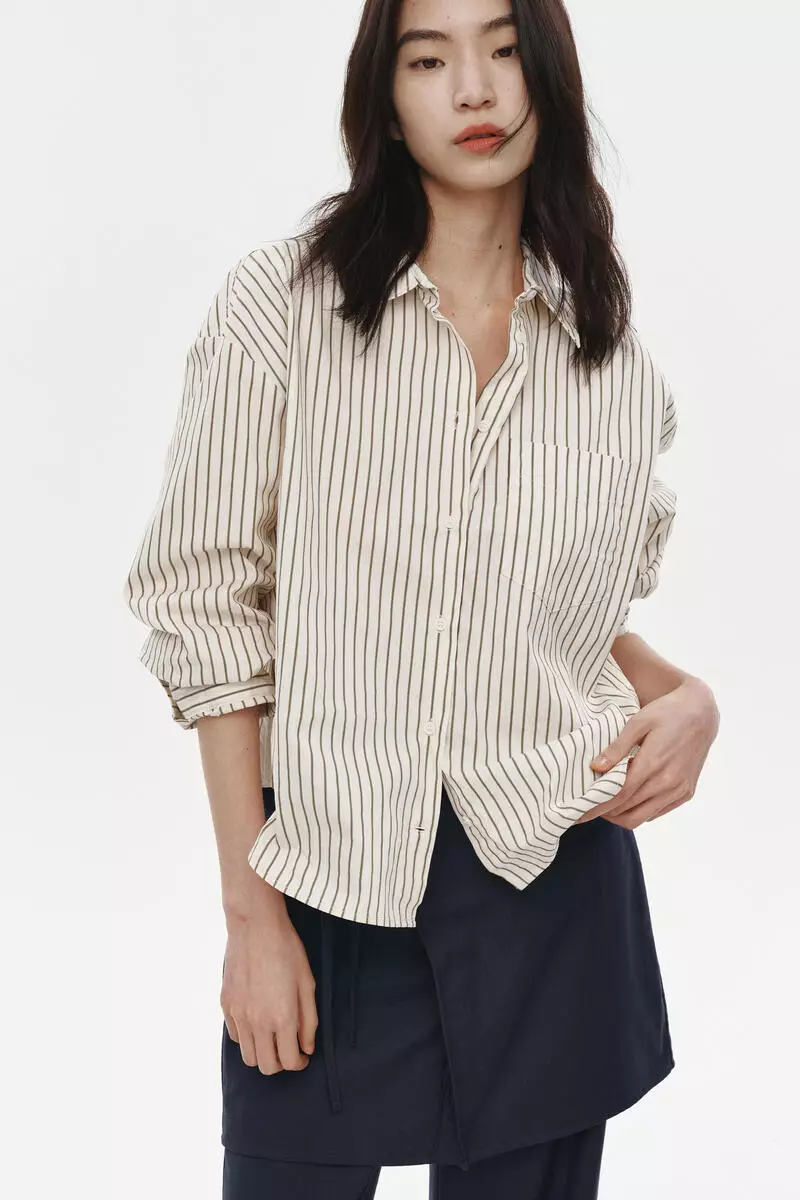Skirt-layered trousers