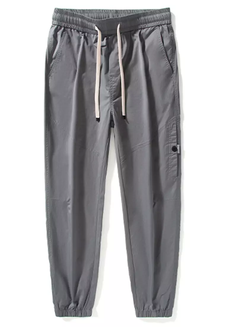 Drawstring Slim Jogger Pants
