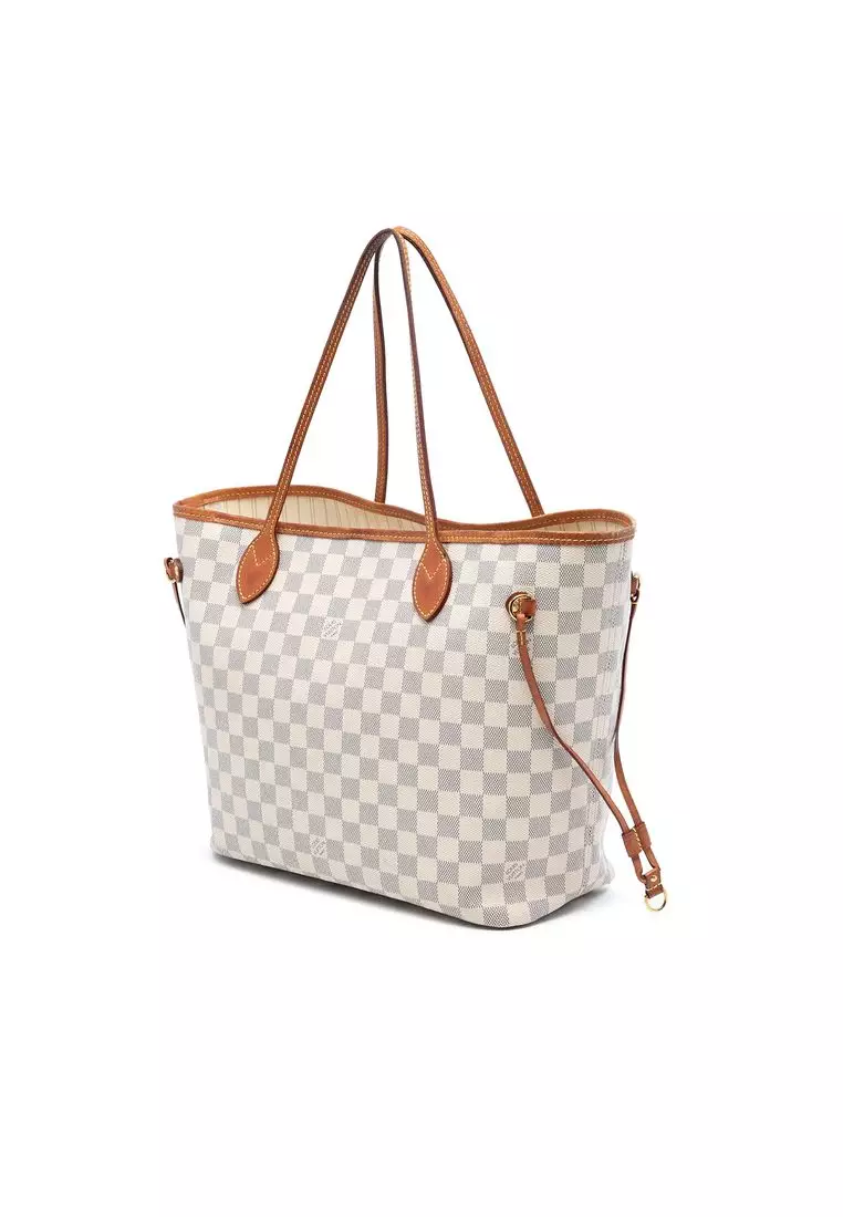 Pre-Loved Louis Vuitton Damier Azur Neverfull Mm