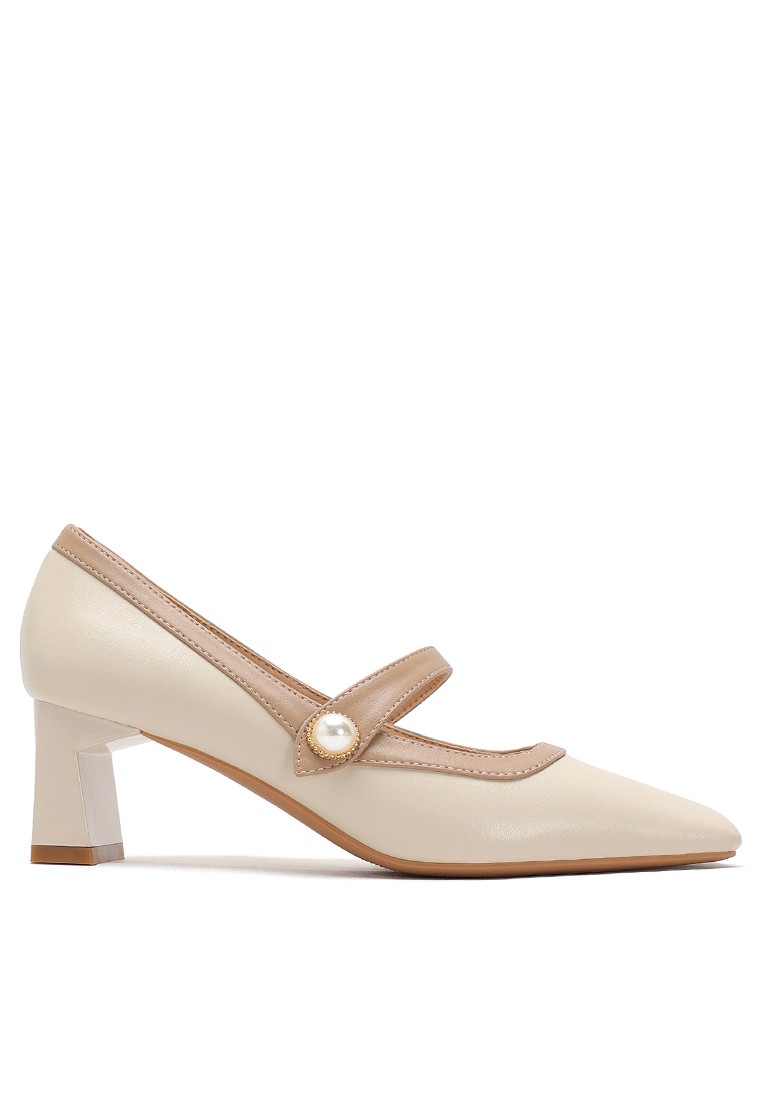 5CM Microfiber Leather Mary Jane Shoes 2355-2