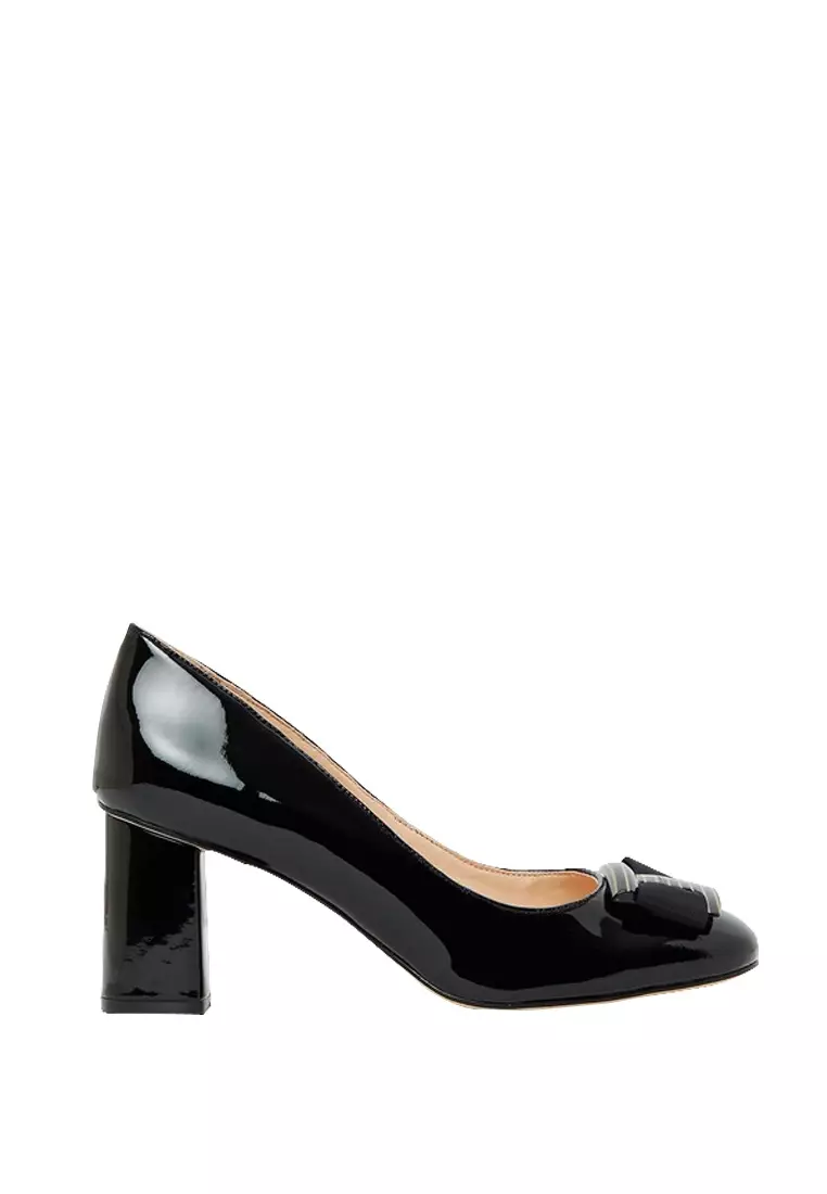 Buy Nina Armando Como Patent Leather Mid Heels Online | ZALORA Malaysia