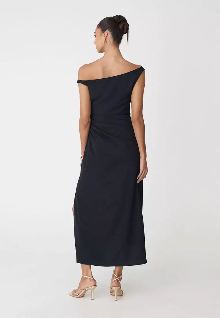 Afina One Shoulder Twist Dress