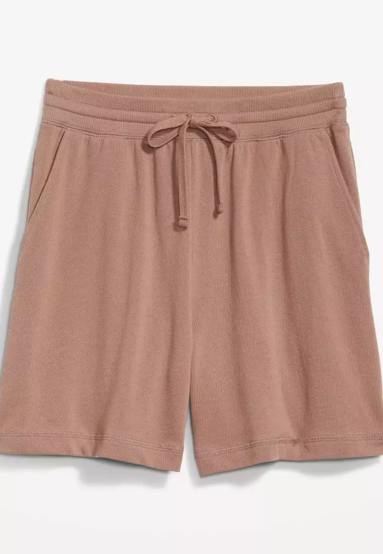 Extra High-Waisted French-Terry Sweat Shorts