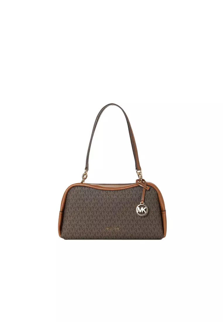 Buy MICHAEL KORS Women's Cecily Medium Signature Logo Shoulder Bag in ...