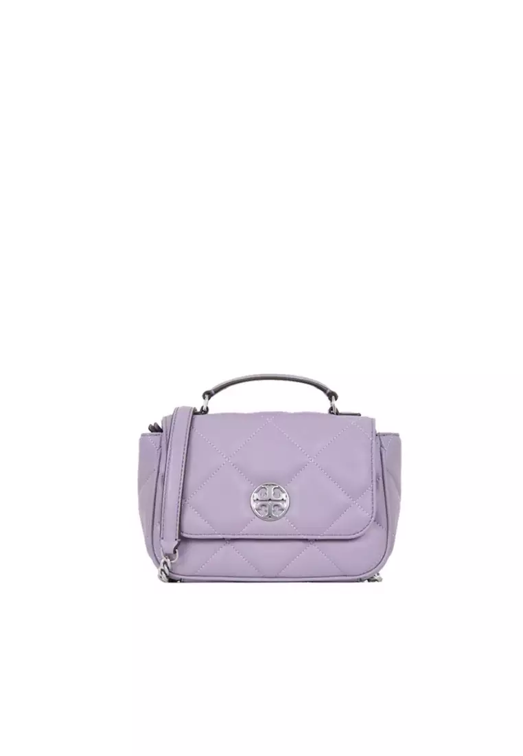 Tory burch lavender handbag on sale