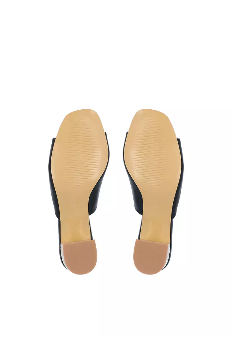 Black CR Thalia Heeled Sandals