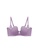 ZITIQUE purple Women's Fashionable 3/4 Cup Push Up Nylon Lingerie Set (Bra and Underwear) - Purple 2A7AAUS14C11F8GS_2