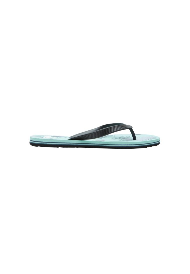 Quiksilver Men Molokai Air Flow Flip Flops - Black/Green/Grey