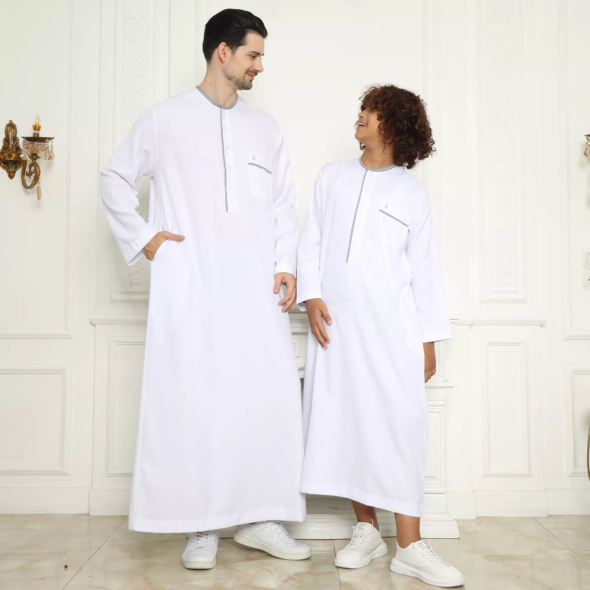 Gamis Jubah Anak Laki Laki GPA Yazid White New