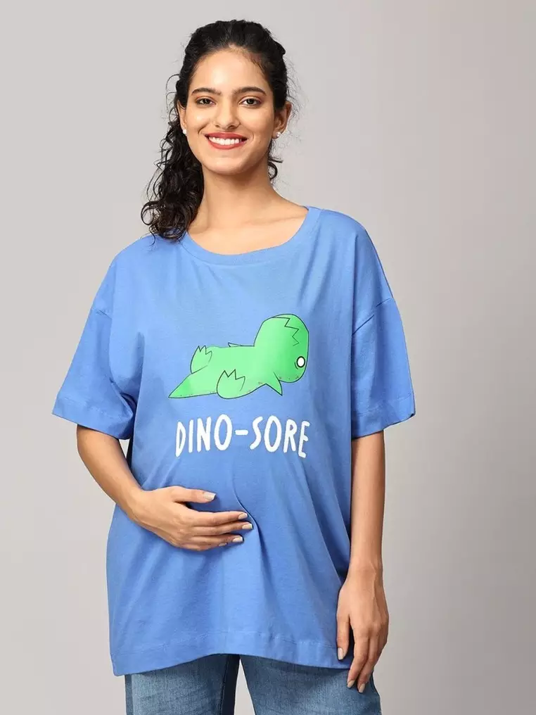 Dino Sore Oversized Mumma T-shirt