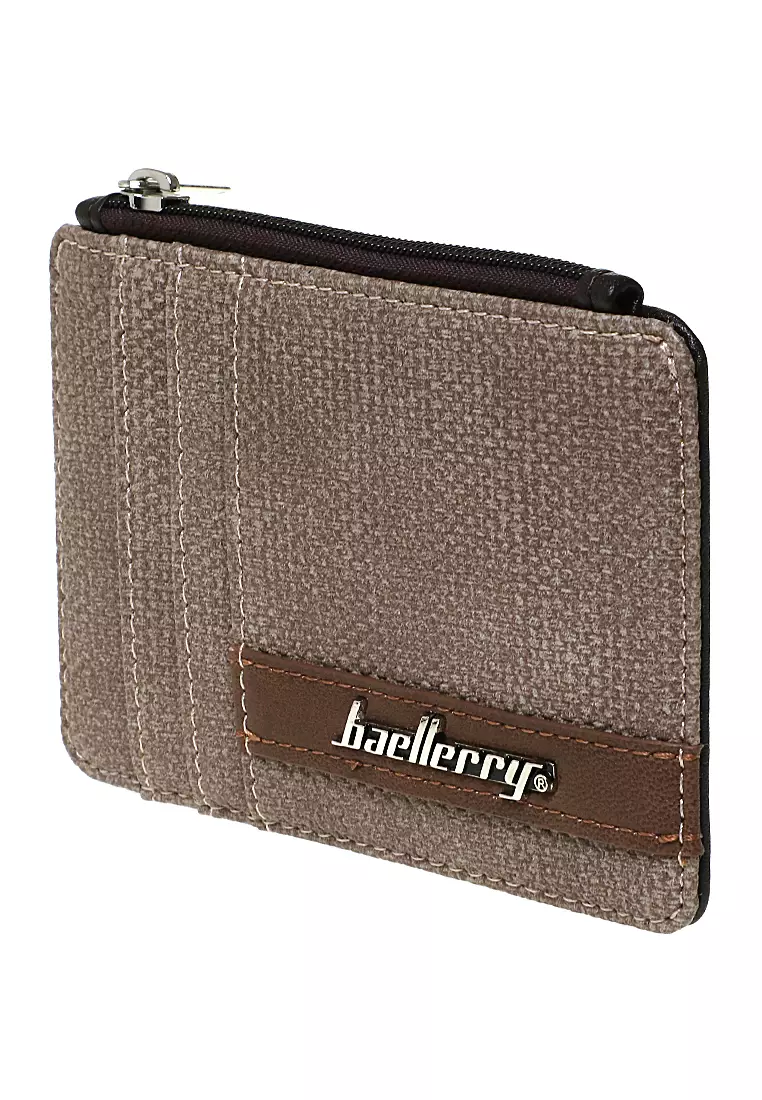 Card Wallet Dompet Kartu Pria Simple Design Material Leather Kulit ORIGINAL