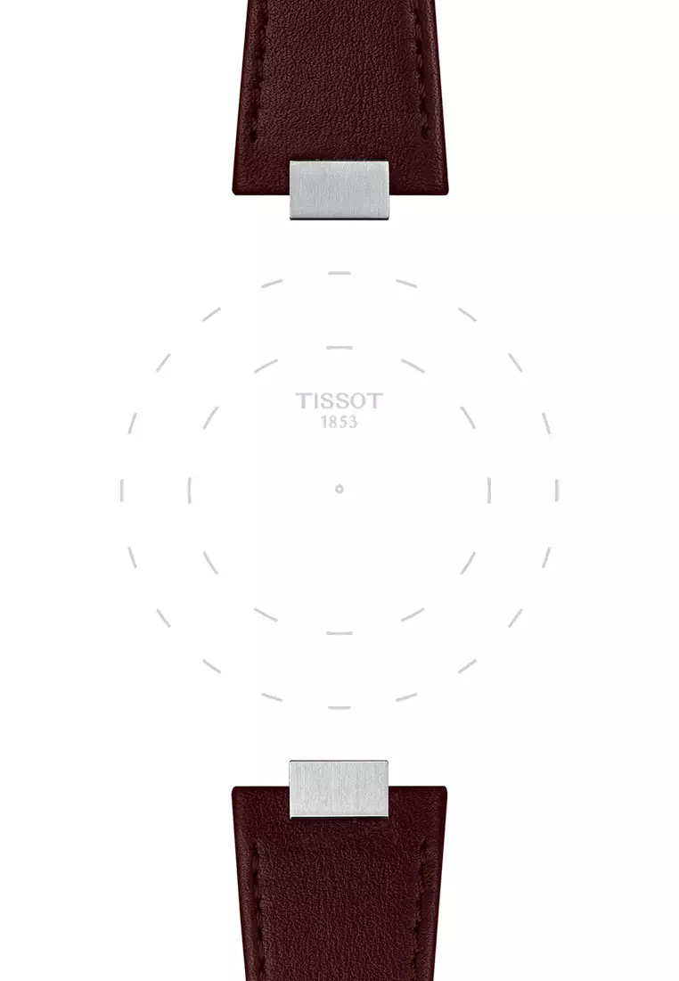 Buy Tissot Tissot Official Brown PRX 35mm Leather Strap