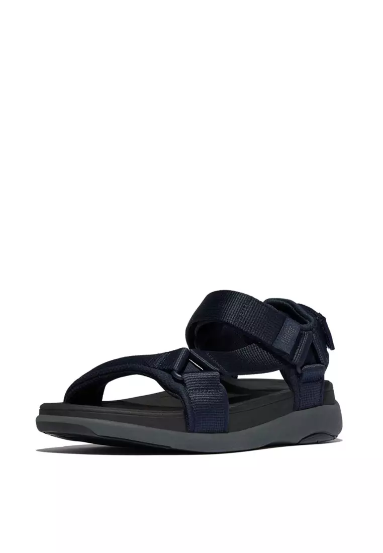 FitFlop F-MODE Go Mens Adjustable Webbing Back-Strap Sandals - Midnight Navy (IW6-399)