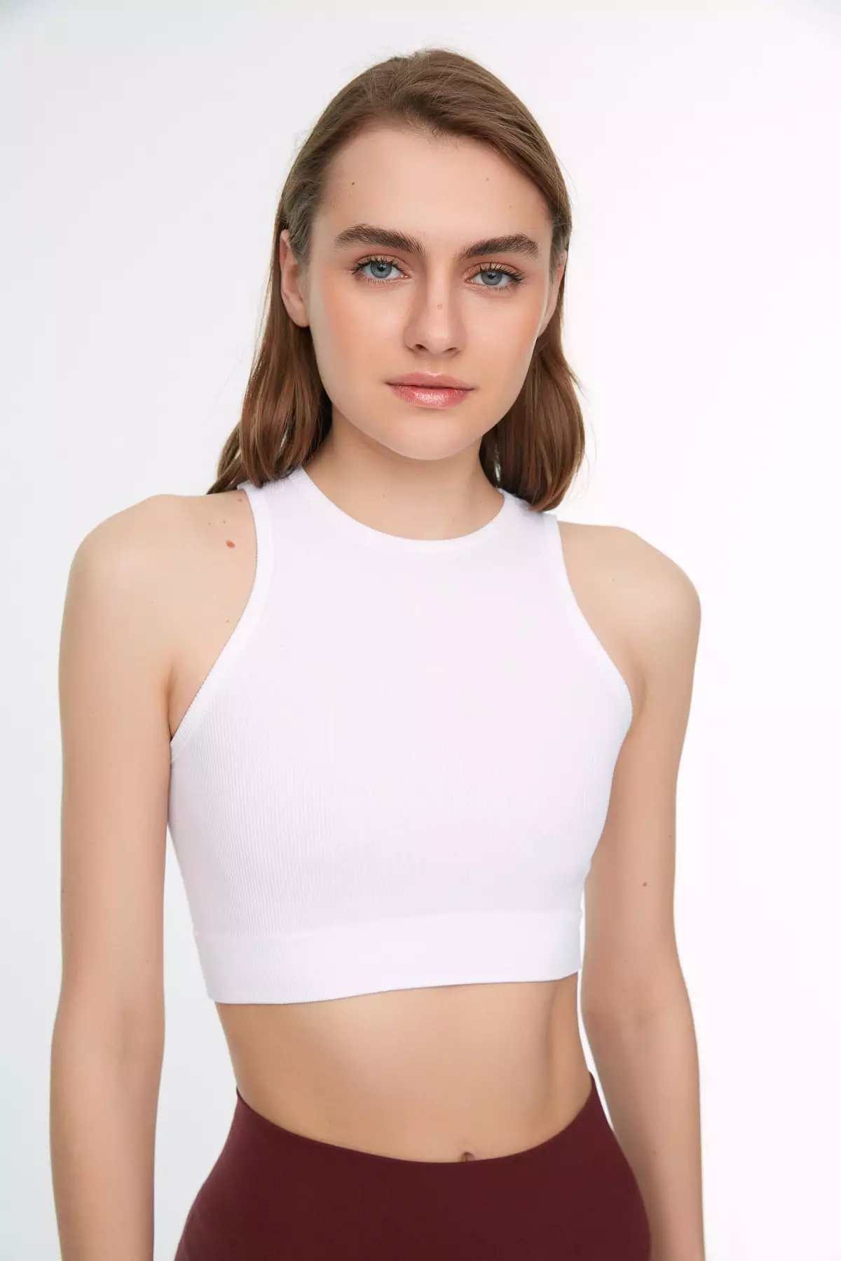 White and sale black sports bra