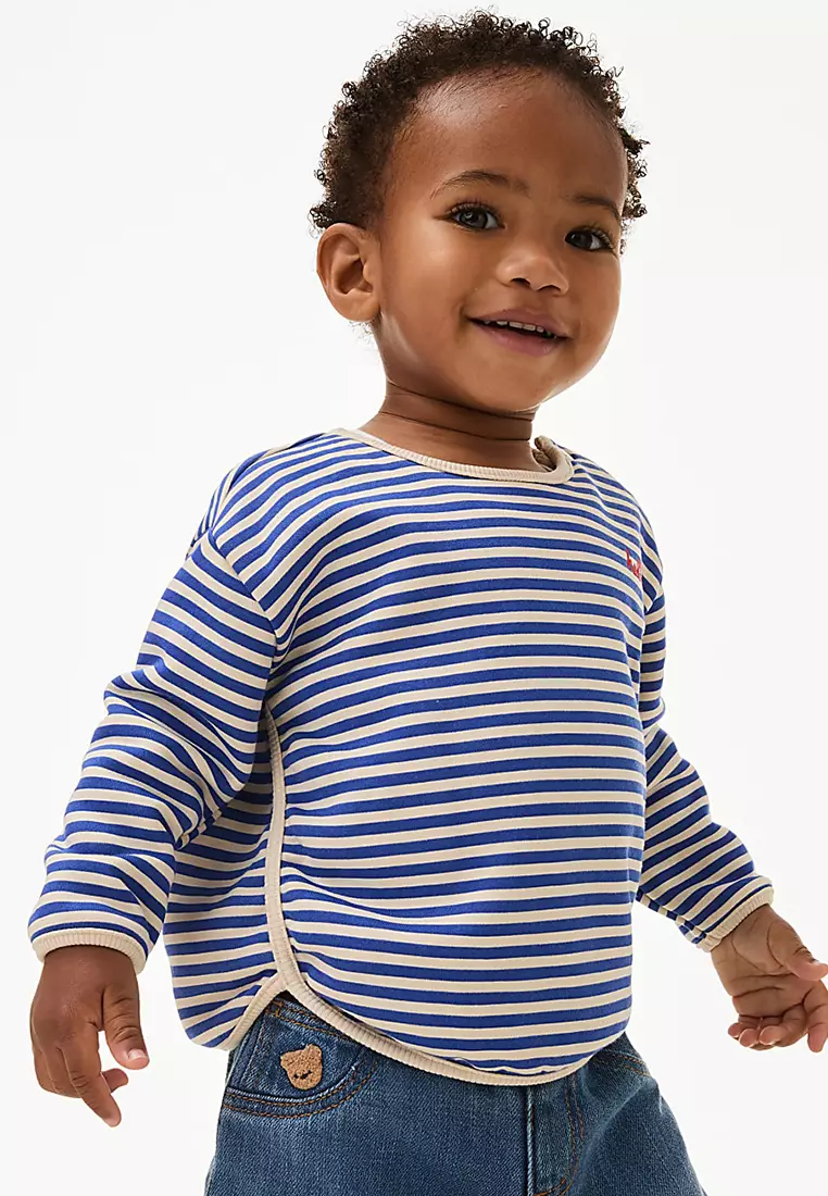 2Pc Cotton Rich Top & Bottom Outfit