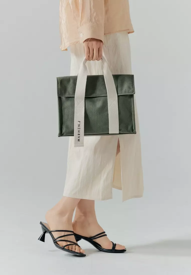 ROY MINI Canvas Crossbody Bag Moss Green