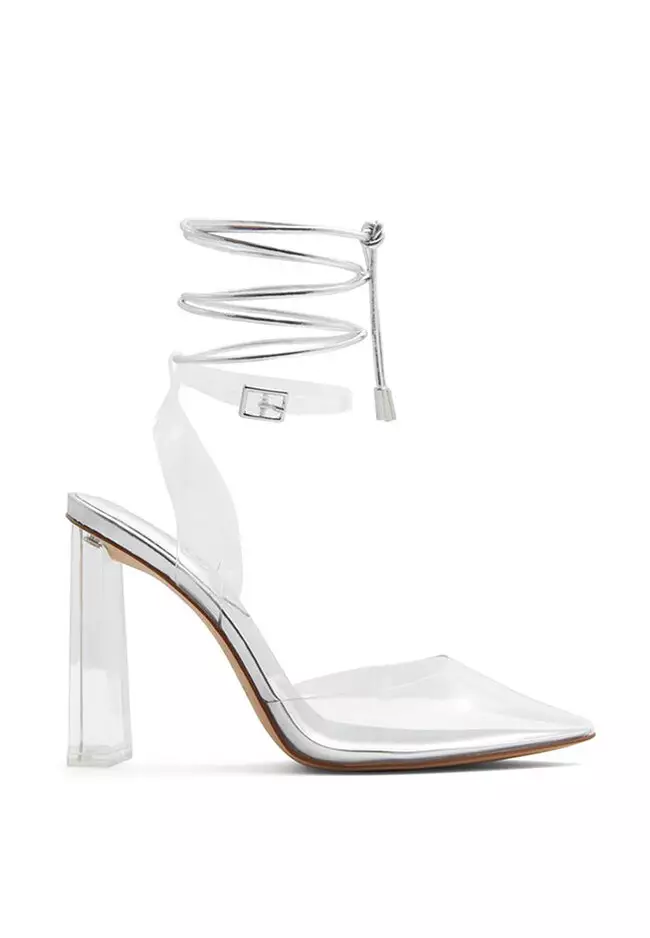 Aldo perspex heels sales