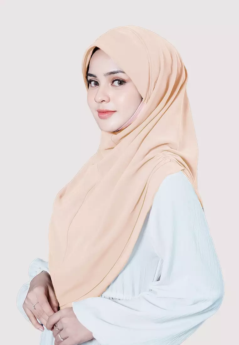 HIJAB INSTAN IRISH - LIGHT PEACH