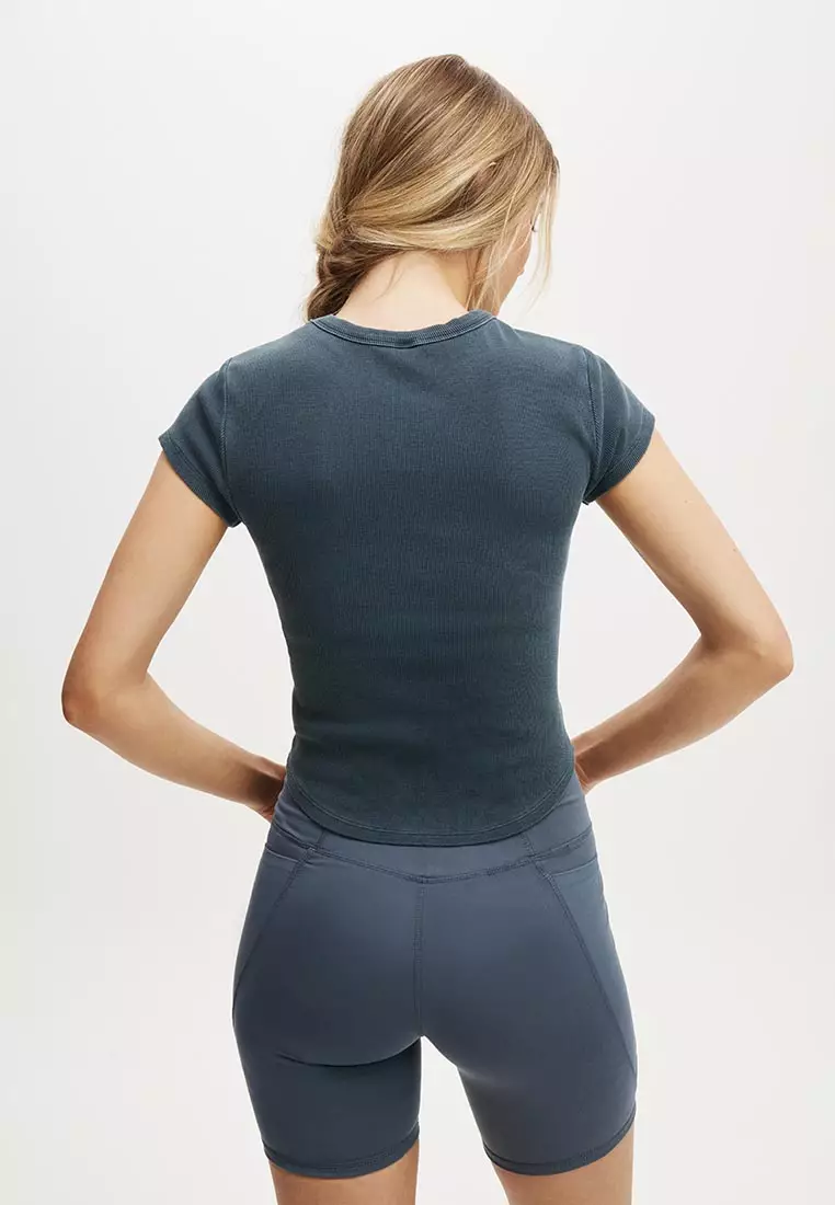 Active Curved Hem Baby Tee